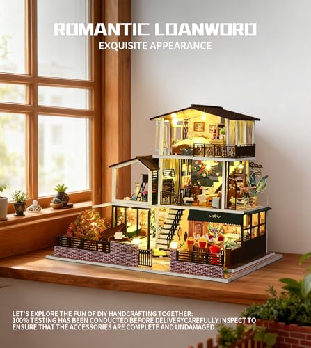 DIY Miniature House Kit for Adults