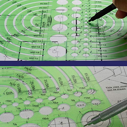 Circles Radius Master Template Guide