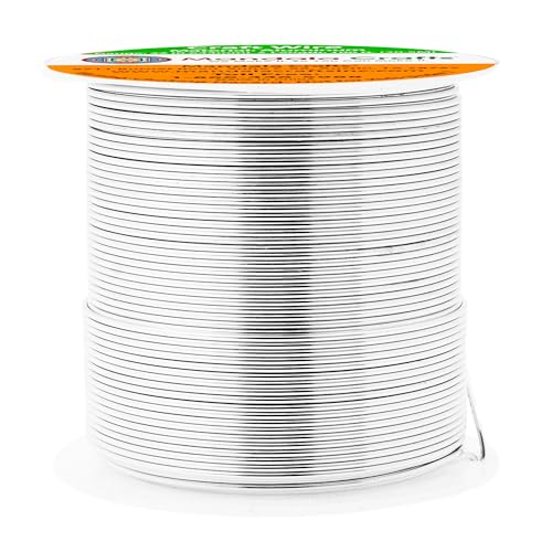 22 Gauge Silver Tone Anodized Aluminum Craft Wire (100 Foot)