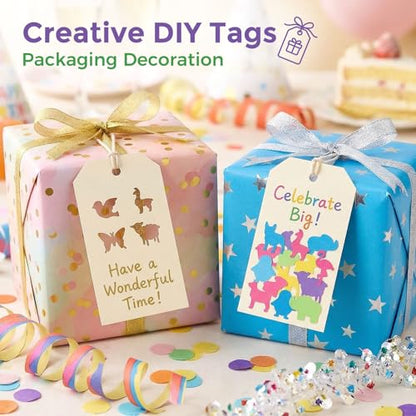 10 PCS Flower Shaped Craft Hole Punch Set for DIY Crafting