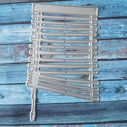 3D Backgrounds Frame Metal Cutting Die for Scrapbooking