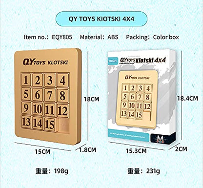 magnetized Klotski Puzzle Slide Number Puzzle Puzzle Brain Teasers Toy Tangram Jigsaw Intelligence 15 Klotski Puzzle