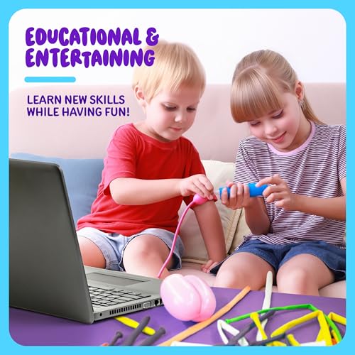 Balloon Animal Twisting Kit with Pump for Kids