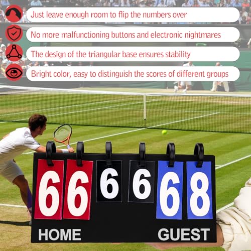 Flip Scoreboard Tabletop Score Flipper