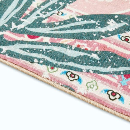 Oriental Tropical Hallway Runner Rug 2x8 Washable (16 Sq Ft)
