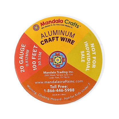 20 Gauge Pastel Anodized Aluminum Craft Wire (400 Foot)