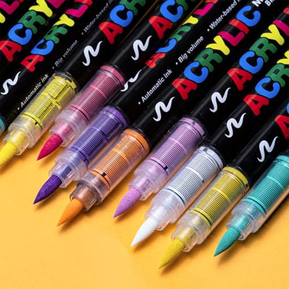 72 Colors acrylic paint markers for stones (72 Count)