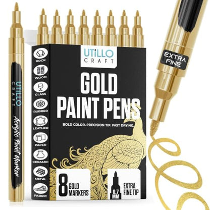 Gold Paint Pen (8 Count)