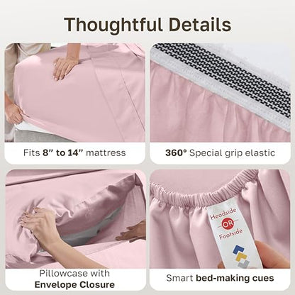 100% Organic Cotton Twin XL Sheets