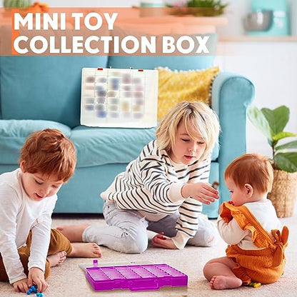 2 Pcs 48 Grids Plastic Bead Organizer Box with Divider (2 Count)