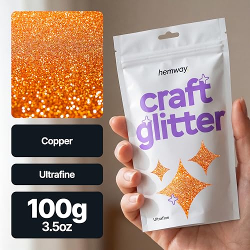 Craft Glitter Copper 100g Ultrafine Glitter (3.5 Ounce)