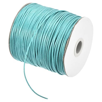Waxed Cord 1.5mm Waxed Polyester Cord 175 Yard Wax String for Bracelet Making