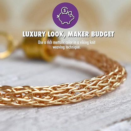 22 Gauge Tarnish Resistant Colored Copper Craft Wire (45 Foot)