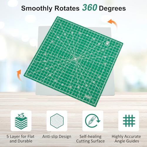 12"x12" Rotating Cutting Mat
