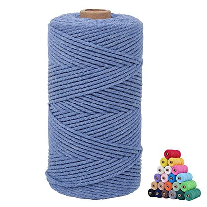 Macrame Cotton Cord 3mm x 109Yards (327 Foot)
