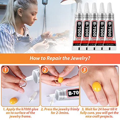 B7000 Clear Adhesive with Precision Tips