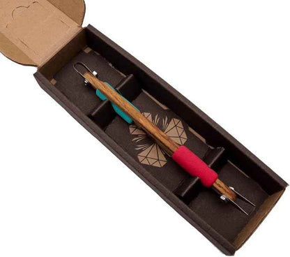 The Original DiamondCore Tools: 2-Pack Pottery Carving Tool Set ‚ P2 & P5, Clay Sculpting, Relief Carving, Ceramic Trimming, Sgraffito (Set 2)