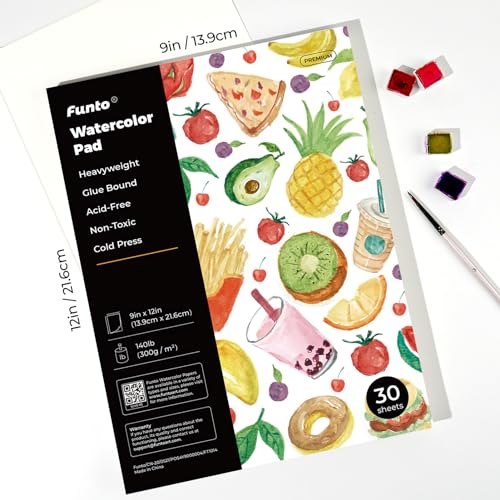 Watercolor Paper Pads (2 Count)