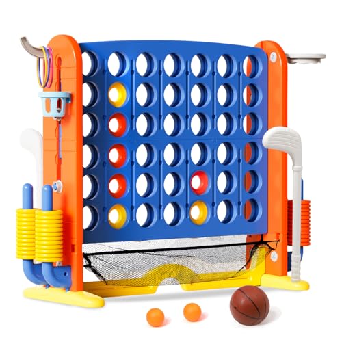 Giant 4 in-A-Row Connect Game Set, Blue