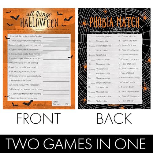 Halloween Games Pack (2 Count)