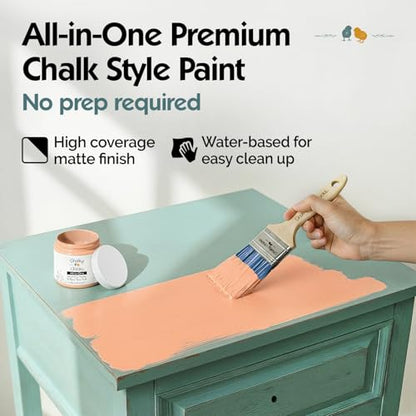 Gingers Blush Pink 8 Fl Oz Chalk Paint for Furniture