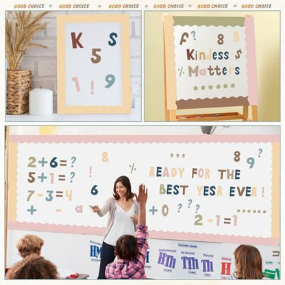 221 Pcs Boho Bulletin Board Letters for Classroom Wall (221 Count)