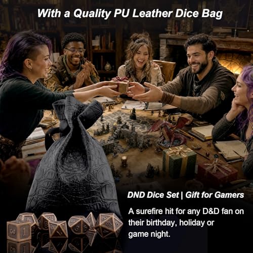 Metal DND Dice Set