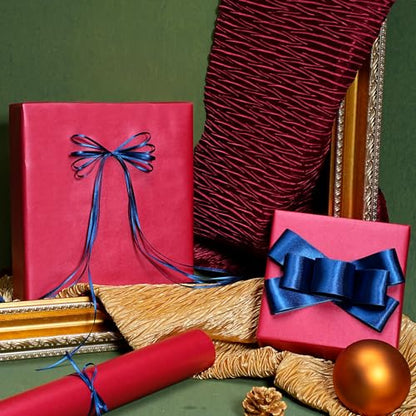 Navy Satin Ribbon 1