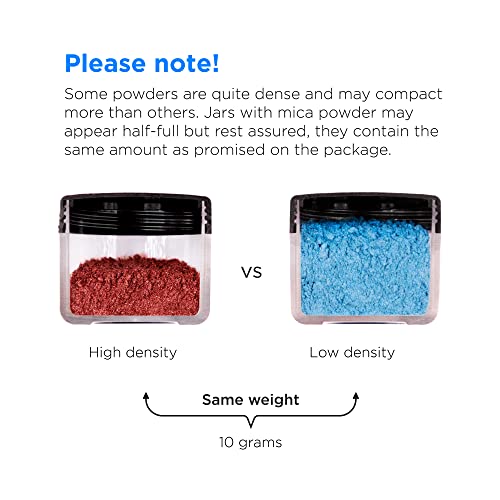 Mica Powder Color Pigment Set (4.2 Ounce)