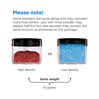 Mica Powder Color Pigment Set (4.2 Ounce)