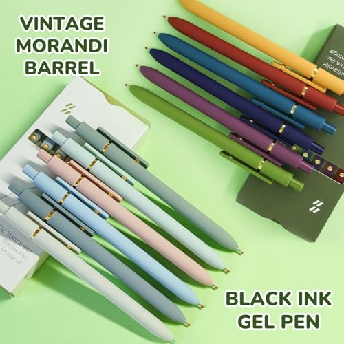 Gel Pens 12 Pcs Black Ink Pens for Women (12 Count)
