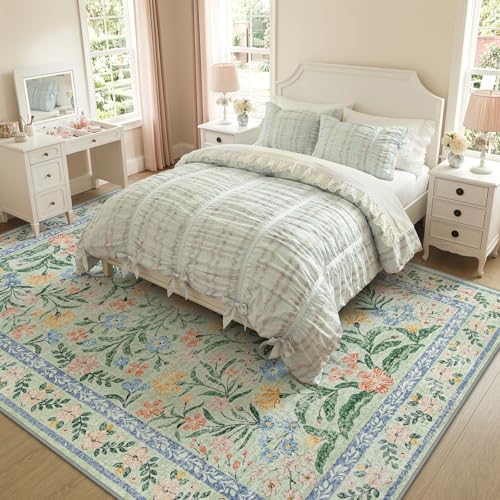 Washable Area Rugs for Bedroom 9x12 (108 Sq Ft)
