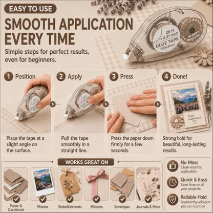 Glue Tape Roller (8 Count)