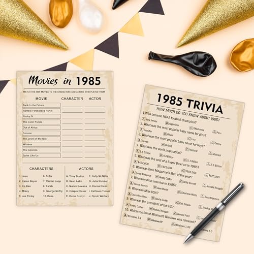 40th Birthday Party Games