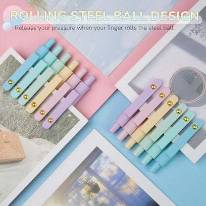 Gel Pens 12 Pcs 0.5mm Fine Point Smooth Writing Pens Japanese Cute Pens