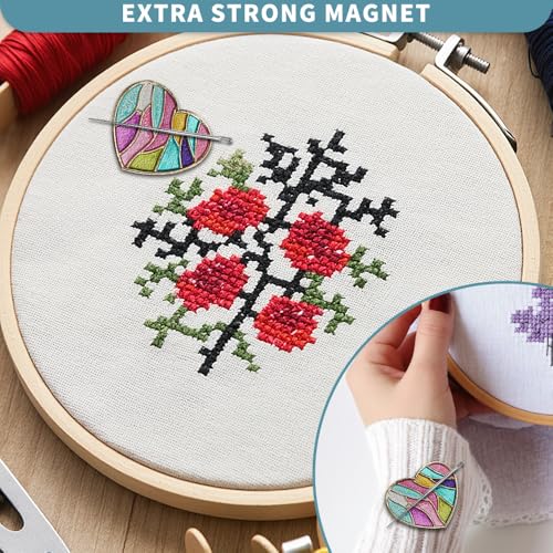 Magnetic Needle Minder Magnet Embroidery Accessories and Supplies Embroidery Needle Holder Cross Stitch Holder Needlework Supplies