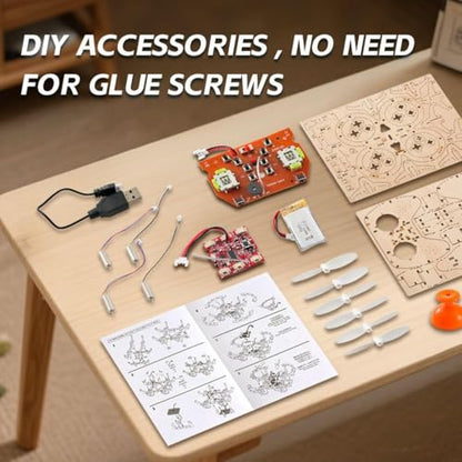 DIY Wooden RC Drone Kit for Beginners