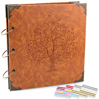 Photo Album DIY Scrapbook 10x10 inch 50 Pages Double Sided