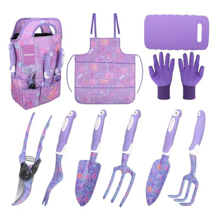 Purple Garden Tools Set 10 Pieces (10 Count)