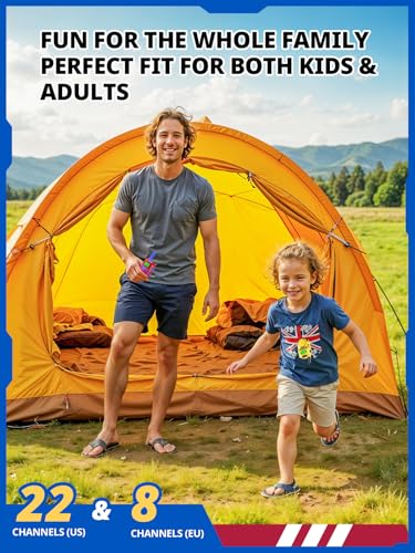 Walkie Talkies for Kids Rechargeable Long Range 2 Way Radios (2 Count)