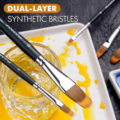 5Pcs Dual Layer Grainer Paint Brush Set (5 Count)