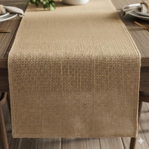 3 Pack Burlap Garland and Wreath Ribbon Wide 5" x 15 Yards Natural Jute 5 Inch 15 (45 Foot)
