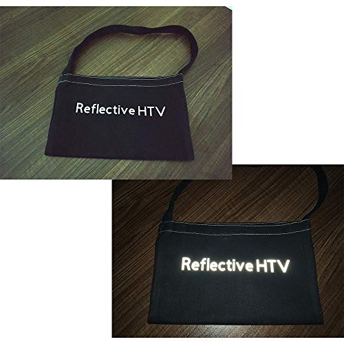 Reflective Light Grey HTV Rolls Heat Transfer Vinyl