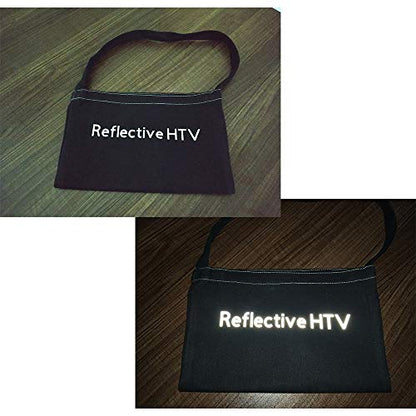 Reflective Light Grey HTV Rolls Heat Transfer Vinyl