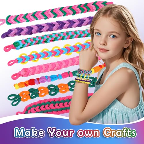 1000 PCS Cat Weaving Loom Refill for Bracelet Making Kit