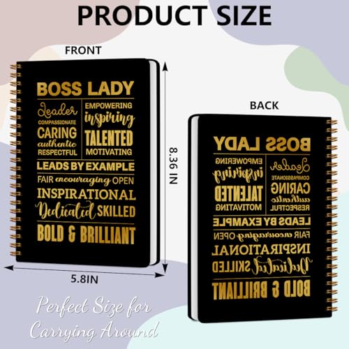 Boss Lady Hardcover Spiral Notebook