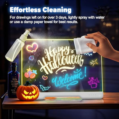 16" Rechargeable LED Drawing Board with 9
