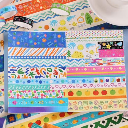 40 Rolls Washi Tape Set (40 Count)