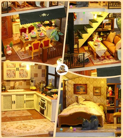 DIY Miniature House Kit for Adults