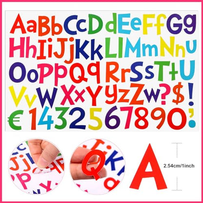 544 Pcs 16 Sheets Large Alphabet Stickers 2 Inch (544 Count)